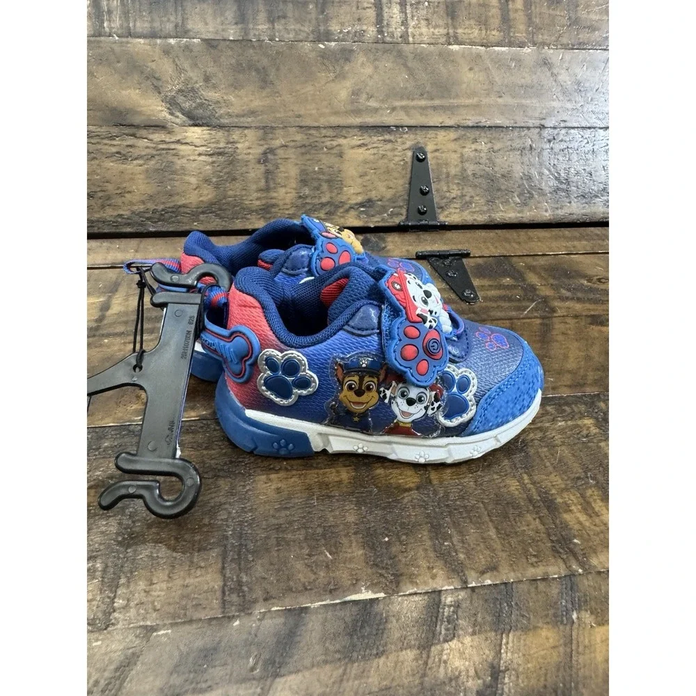 Paw Patrol Sneaker Light-up Shoes Kids Chase Toddler Boy Athletic Sz 5 New